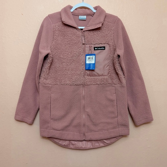 Columbia Lodge Sherpa Full Zip Fleece Jacket - Picture 4 of 8